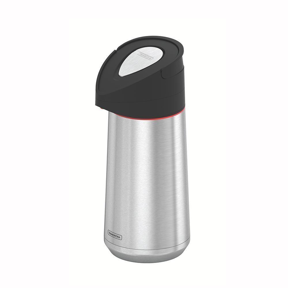 Garrafa Térmica Em Aço Inox Exata Com Ampola De Aço 1,4l Chá Chimarrão - Tramontina 61642140 - 1