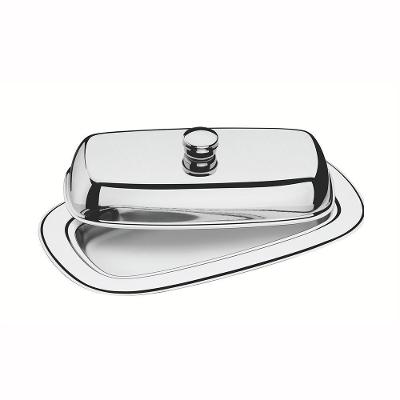 Manteigueira Inox Com Tampa Service Para Armazenar Manteiga Retangular - Tramontina 61424000