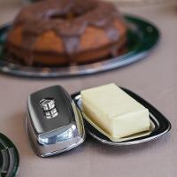 Manteigueira Inox Com Tampa Service Para Armazenar Manteiga Retangular - Tramontina 61424000