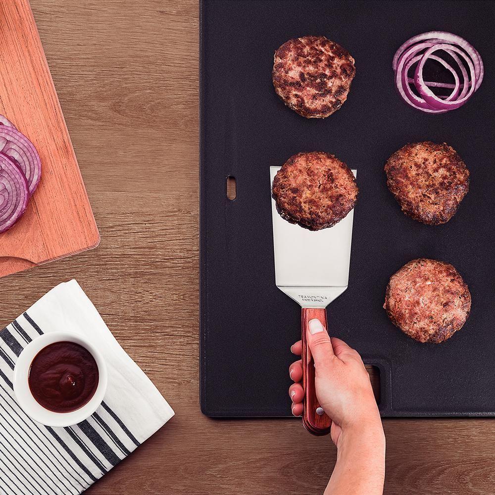 Espátula Fritura Para Chapa Lâmina Inox Cabo Madeira Polywood Vermelho 5 - Tramontina 21168175 - 5