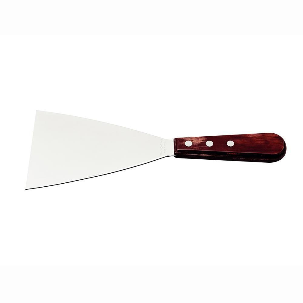 Espátula Raspador Para Chapa Lâmina Inox Cabo Madeira Polywood Vermelho 5 - Tramontina 21166175 - 2