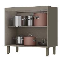 Balcão 2 Portas 80cm Sem Tampo Connect Duna-cristal - Móveis Henn Duna-cristal - 2