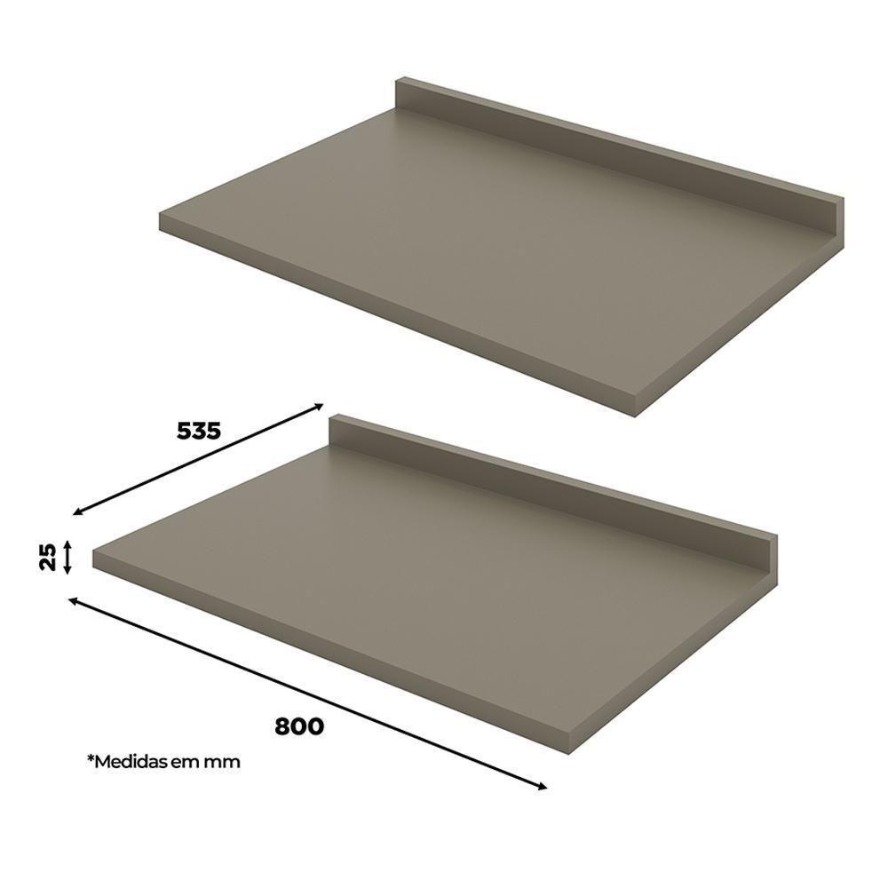 Balcão Forno Embutir Connect Duna-cristal Com Tampo - Móveis Henn Duna-cristal - 3