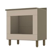 Balcão Forno Embutir Connect Duna-cristal Com Tampo - Móveis Henn Duna-cristal - 1