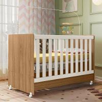 Berço Mini Cama Encanto Nature-off White Com Colchão Baby Physical - Peternella Móveis Nature-off White - 2