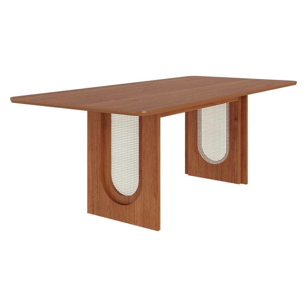 Mesa De Jantar Retangular Valentina 210x100 Cinamomo Com Tampo Em Mdf - Cimol Móveis Cinamomo - 1