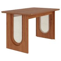 Mesa De Jantar Retangular Valentina 130x80 Cinamomo Com Tampo Em Mdf - Cimol Móveis Cinamomo - 1