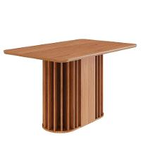 Mesa De Jantar Retangular Julieta 130x80 Cinamomo Com Tampo Em Mdf - Cimol Móveis Cinamomo - 1