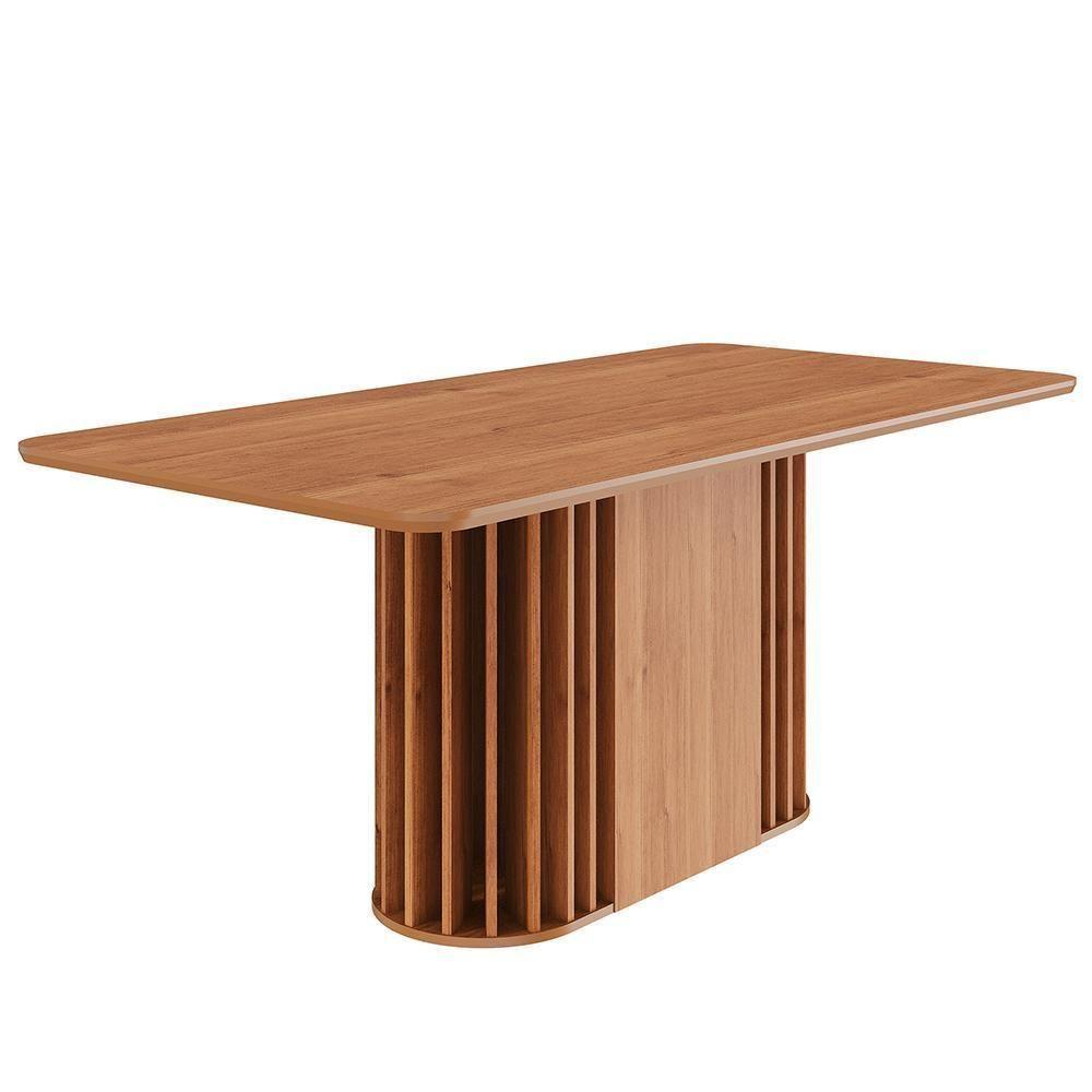 Mesa De Jantar Retangular Julieta 180x90 Cinamomo Com Tampo Em Mdf - Cimol Móveis Cinamomo - 1