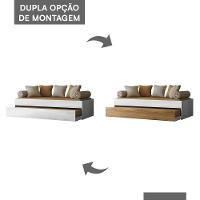 Bicama Solteiro ônix Flex Branco Com Colchões Supreme D20 - Peternella Móveis Branco - 5