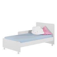 Dormitório Infantil Pérola Guarda Roupa, Cômoda E Berço Branco Com Colchão Supreme - Peternella Móveis Branco - 5