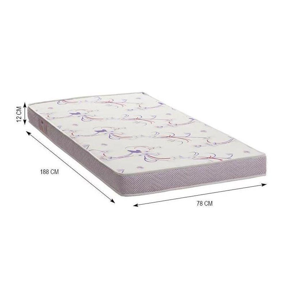 Bicama Solteiro ônix Flex Nature-branco Com Colchões Physical D20 - Peternella Móveis Nature-branco - 6