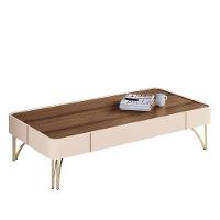 Mesa De Centro Cadenza Off White-castanho - Hb Móveis Off White-castanho - 1