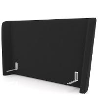 Cabeceira Cama Box Queen 160cm Nilo P05 Veludo Preto - Lyam Decor - 5