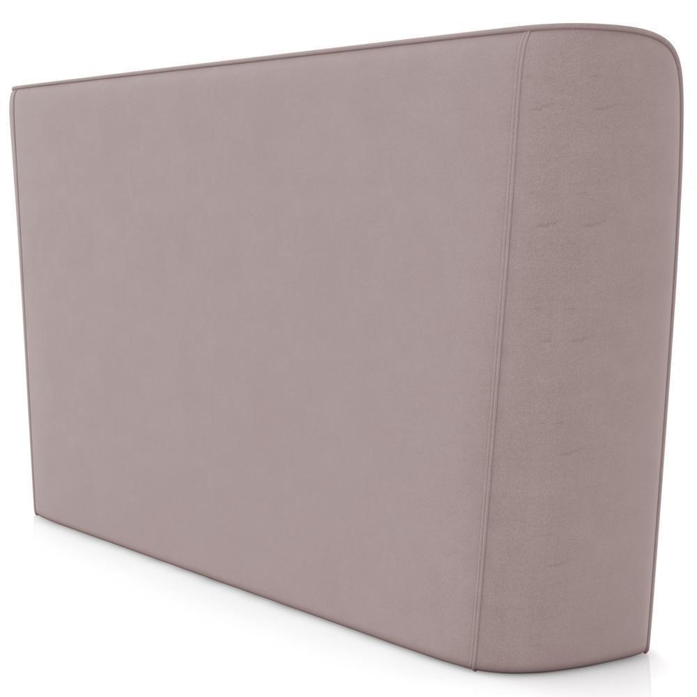 Cabeceira Cama Box Queen 160cm Nilo P05 Veludo Rosê - Lyam Decor - 5