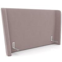 Cabeceira Cama Box King 195cm Nilo P05 Veludo Rosê - Lyam Decor - 1