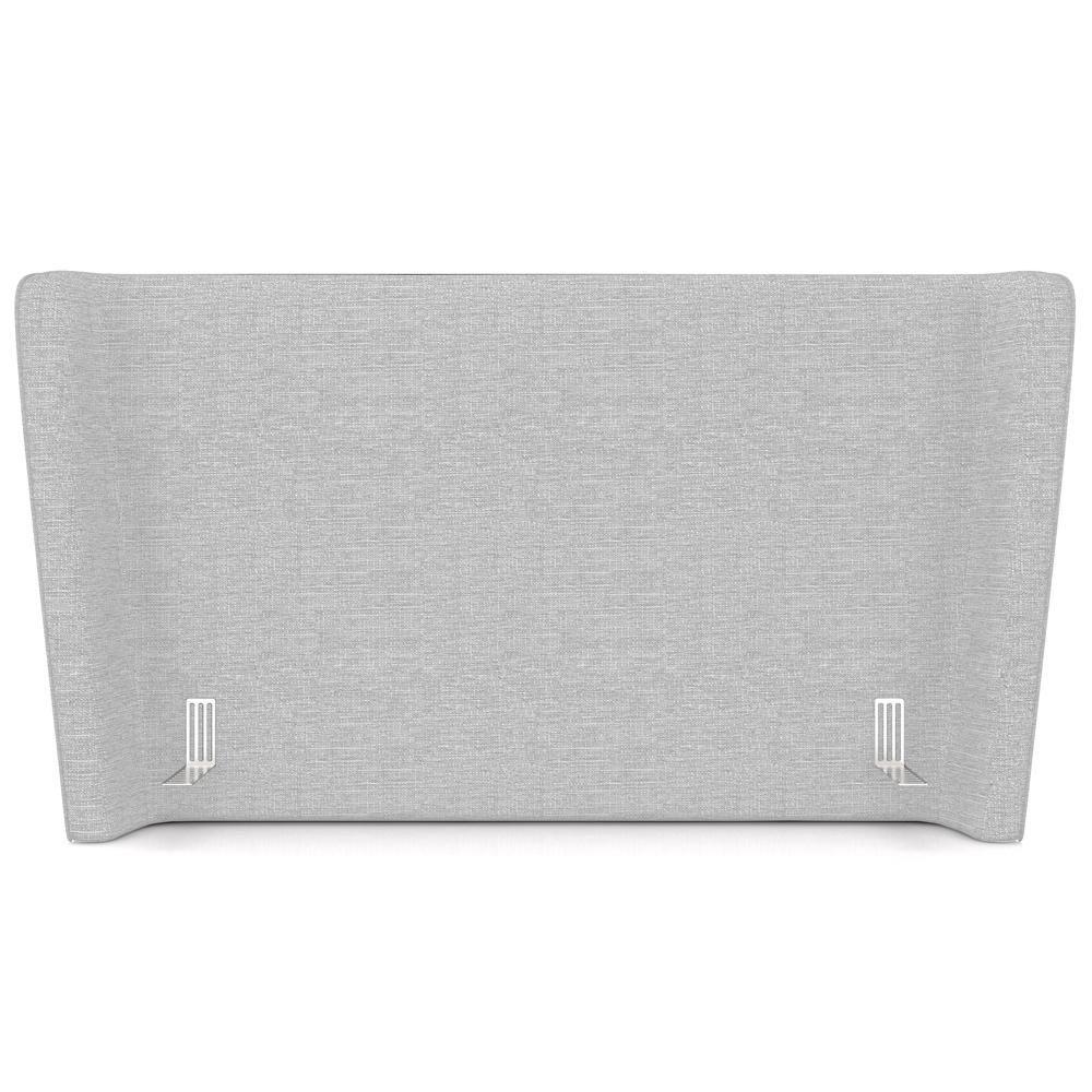 Cabeceira Cama Box King 195cm Nilo P05 Linho Cinza Claro - Lyam Decor - 5