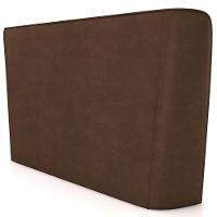 Cabeceira Cama Box Queen 160cm Nilo P05 Corino Marrom Bouclê Cru - Lyam Decor - 6