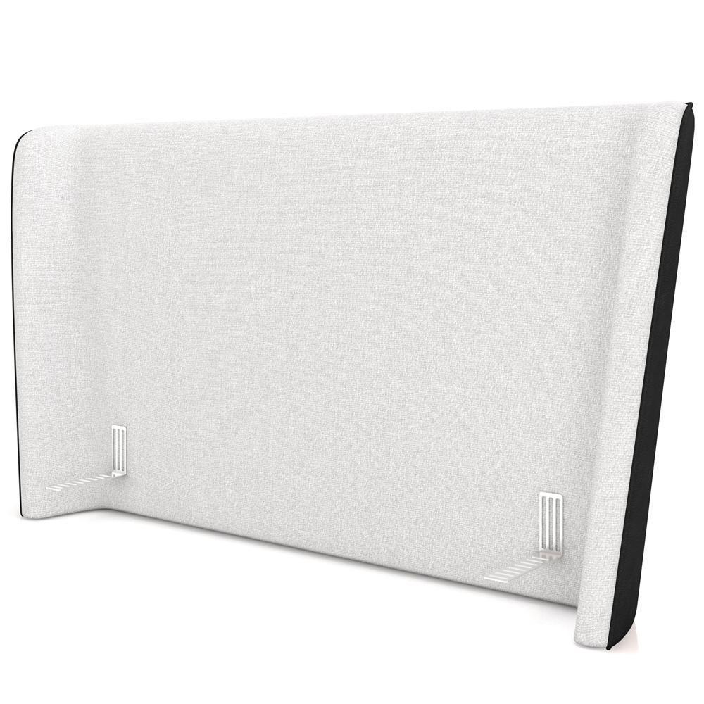 Cabeceira Cama Box King 195cm Nilo P05 Couríssimo Preto Bouclê Cru - Lyam Decor - 5