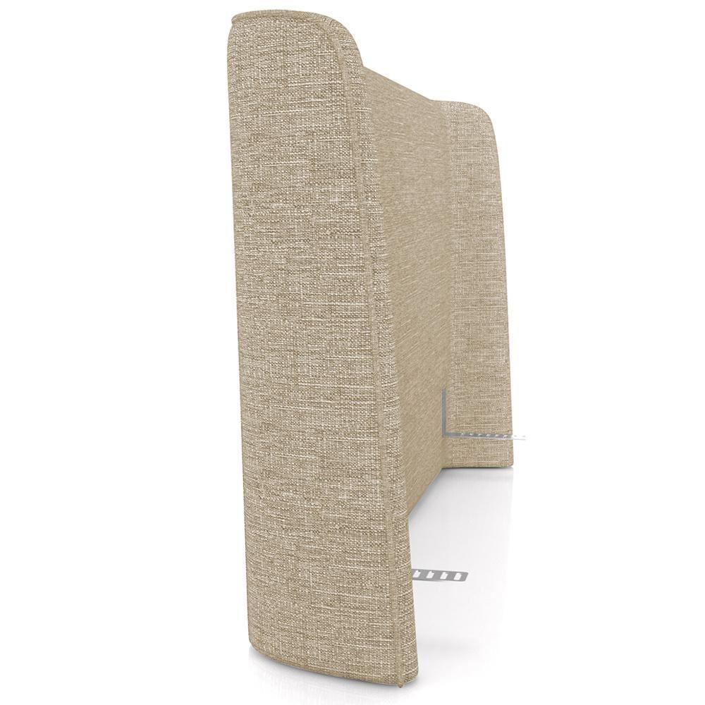 Cabeceira Cama Box Queen 160cm Nilo P05 Linho Bege - Lyam Decor - 7