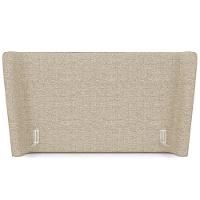 Cabeceira Cama Box King 195cm Nilo P05 Linho Bege - Lyam Decor