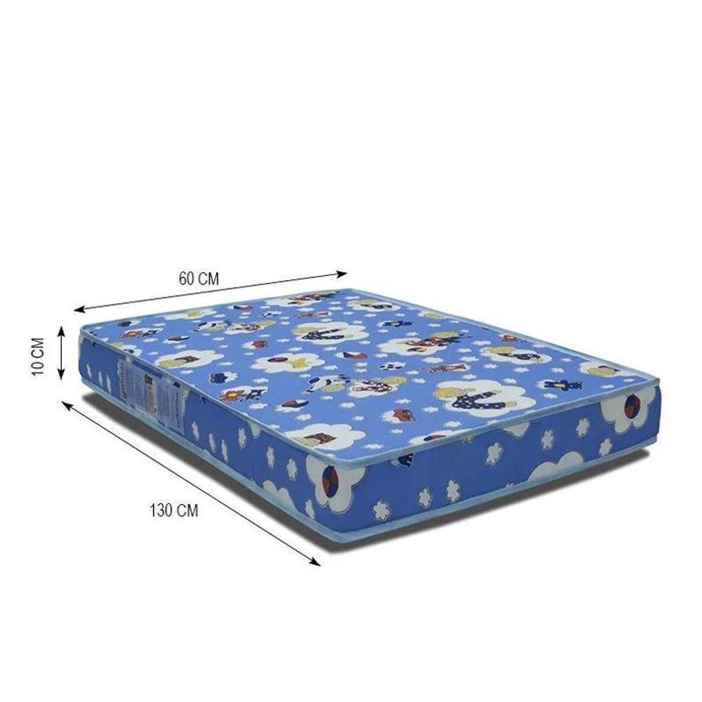 Dormitório Lívia Guarda Roupa, Cômoda E Berço Mel Branco Com Colchão Physical - Phoenix Baby Branco - 7