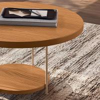 Mesa De Centro Sky Redonda Cinamomo Com Tampo Mdf - Hb Móveis Cinamomo - 3