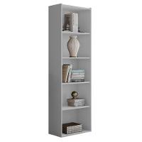 Estante Livreiro Luiza Com Prateleiras Branco - Ajl Móveis Branco - 1