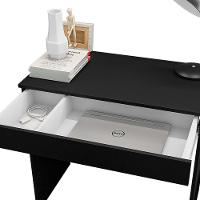 Mesa Computador Alexia Preto - Ajl Móveis Preto - 3