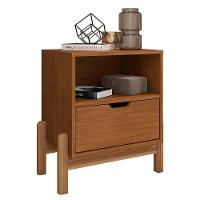 Kit 2 Mesas De Cabeceira Antares 1 Gaveta Cedro - Casa D Cedro - 3