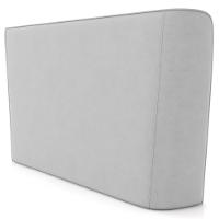 Cabeceira Cama Box King 195cm Nilo P05 Veludo Cinza - Lyam Decor - 6