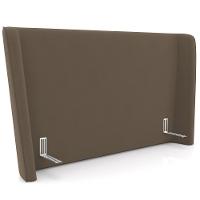 Cabeceira Cama Box Queen 160cm Nilo P05 Veludo Marrom - Lyam Decor - 1