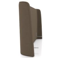 Cabeceira Cama Box Queen 160cm Nilo P05 Veludo Marrom - Lyam Decor - 6