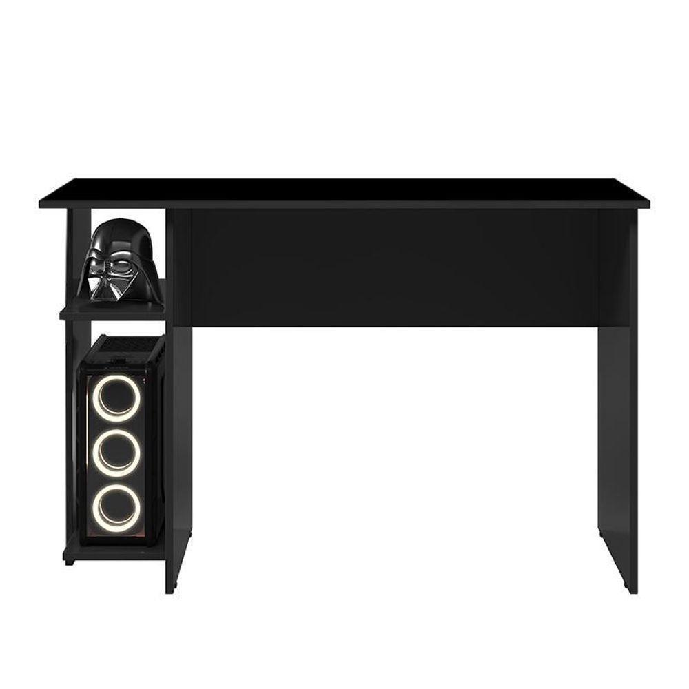 Mesa Para Computador Gamer 3875 Preto Fosco - Qmovi Preto Fosco - 3