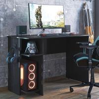 Mesa Para Computador Gamer 3875 Preto Fosco - Qmovi Preto Fosco - 2