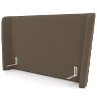 Cabeceira Cama Box Casal 140cm Nilo P05 Veludo Marrom - Lyam Decor - 5