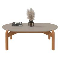 Mesa De Centro Lizz Oblonga Off White-cedro - Casa D Off White-cedro - 1