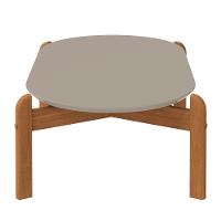 Mesa De Centro Lizz Oblonga Off White-cedro - Casa D Off White-cedro - 5