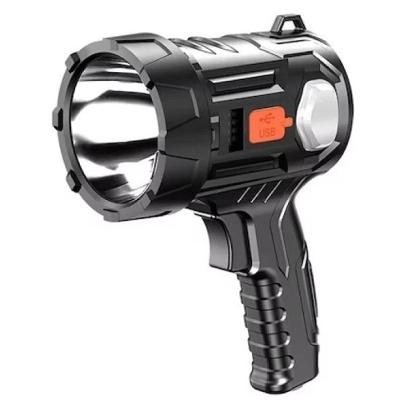 Lanterna Holofote Solar 4 Em 1 Com Led 2200lm Recarregável Via Usb E à Prova Dágua