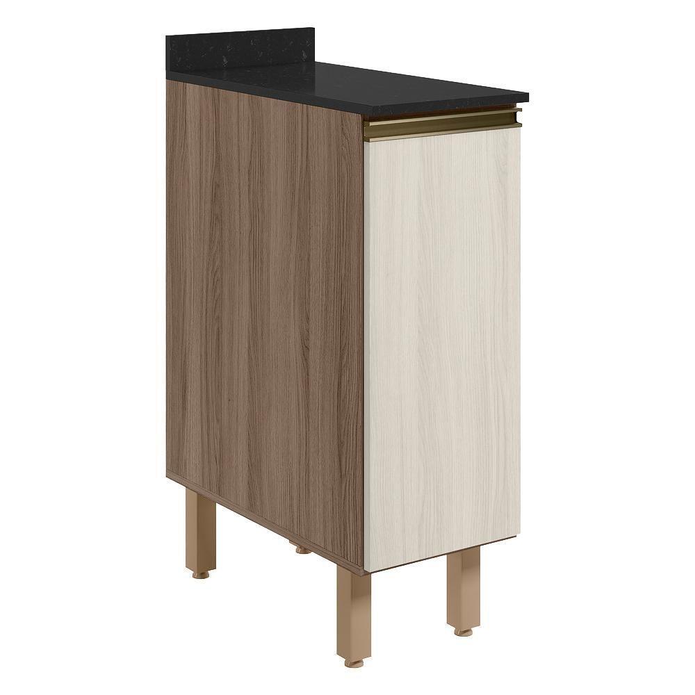 Balcao Com Tampo 1 Porta 30 Cm Mdf 12217 Carvalho Toq Bianco Toq Nicioli - 1