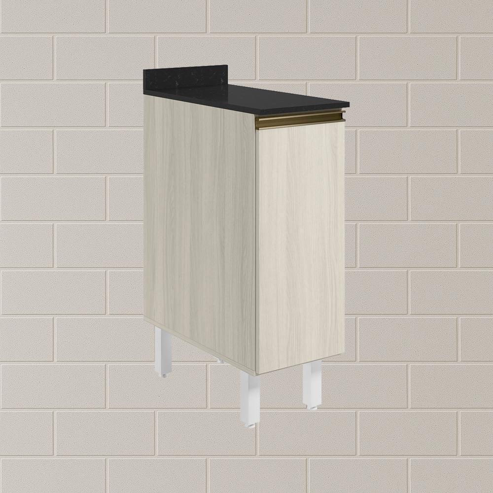 Balcao Com Tampo 1 Porta 30 Cm Mdf 12217 Bianco Toq Bianco Toq Nicioli - 7