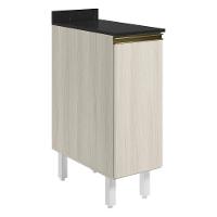 Balcao Com Tampo 1 Porta 30 Cm Mdf 12217 Bianco Toq Bianco Toq Nicioli - 1