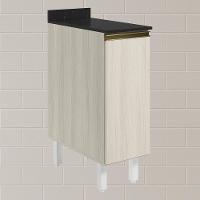 Balcao Com Tampo 1 Porta 30 Cm Mdf 12217 Bianco Toq Bianco Toq Nicioli - 2