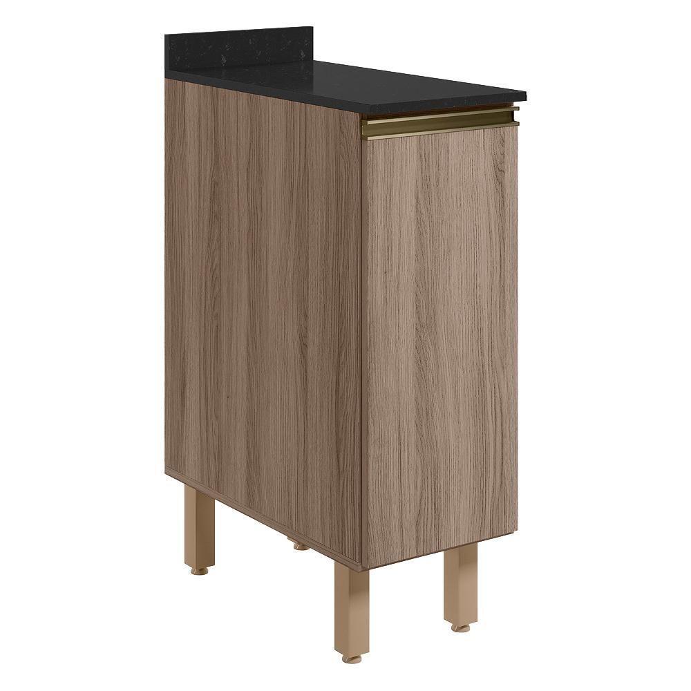 Balcao Com Tampo 1 Porta 30 Cm Mdf 12217 Carvalho Toq Carvalho Toq Nicioli - 1