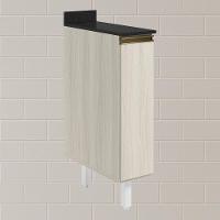 Balcao Com Tampo 1 Porta 20cm Mdf 16796 Bianco Toq Bianco Toq Nicioli Bianco - 2