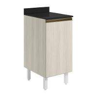 Balcao Com Tampo 1 Porta 40 Cm Mdf 12218 Bianco Toq Bianco Toq Nicioli - 1