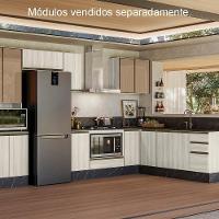 Balcao Com Tampo 1 Porta 40 Cm Mdf 12218 Bianco Toq Bianco Toq Nicioli - 2