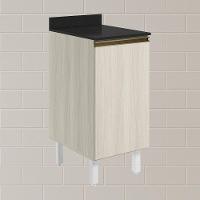 Balcao Com Tampo 1 Porta 40 Cm Mdf 12218 Bianco Toq Bianco Toq Nicioli - 7