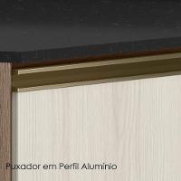 Balcao Canto Obliquo Tampo Mdf Kali 12222 Carvalho Toq Bianco Toq Nicioli - 5