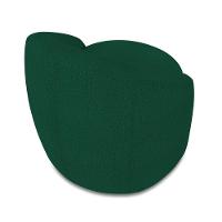 Poltrona Decorativa Orgânica Lua Bouclê Verde D03 - D'rossi - 7